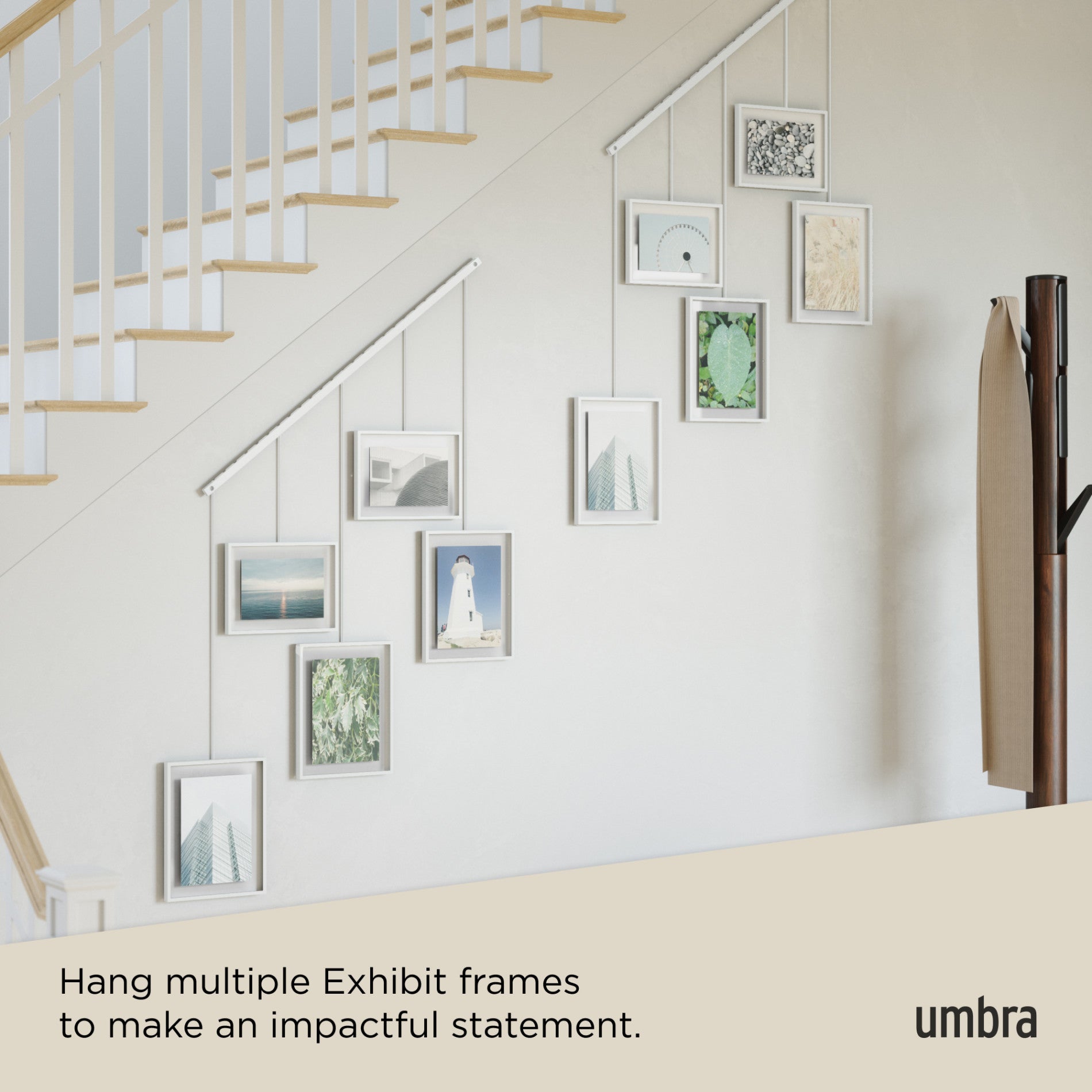 5-Pack Exhibit Wall Frames for Art Display