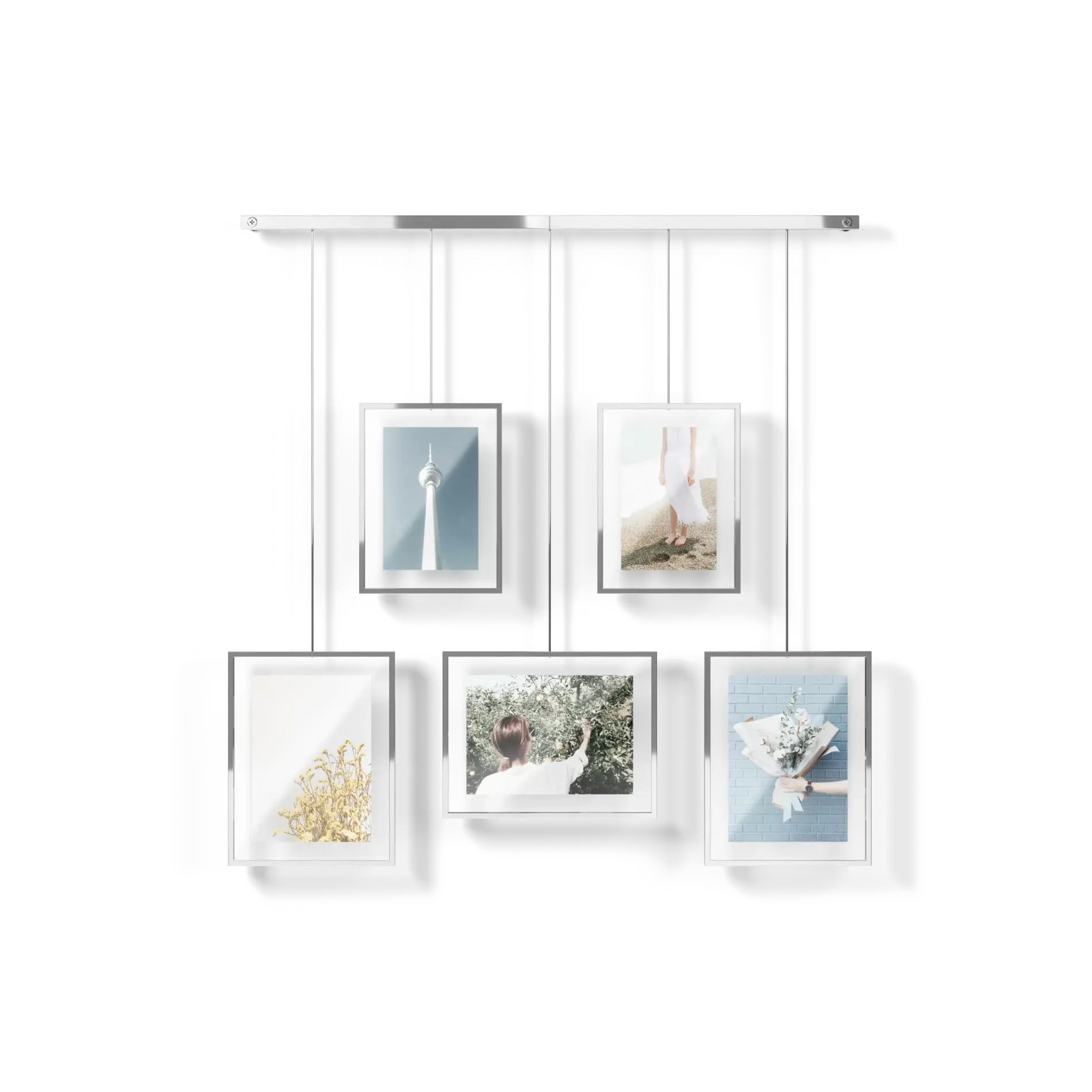 5-Pack Exhibit Wall Frames for Art Display