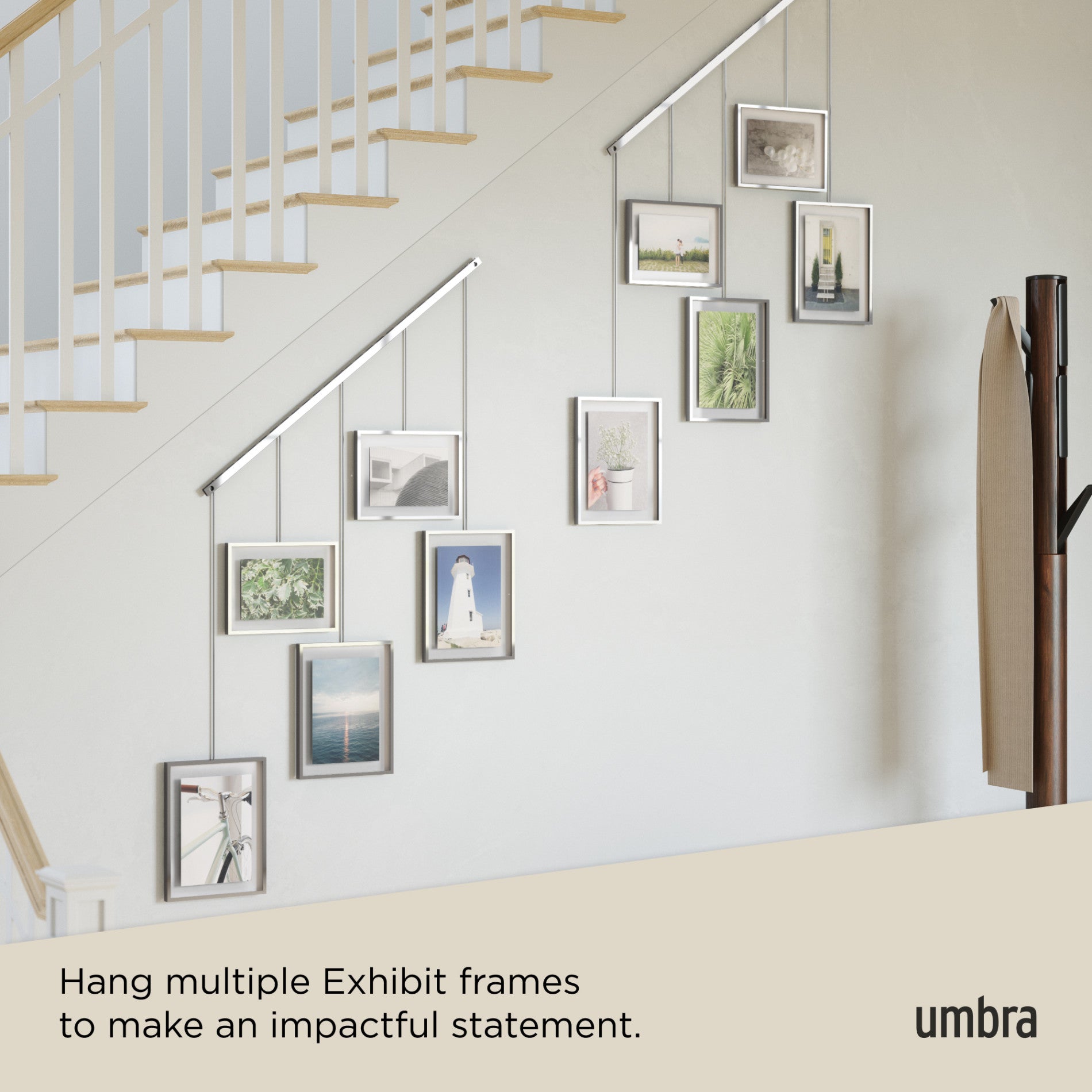 5-Pack Exhibit Wall Frames for Art Display