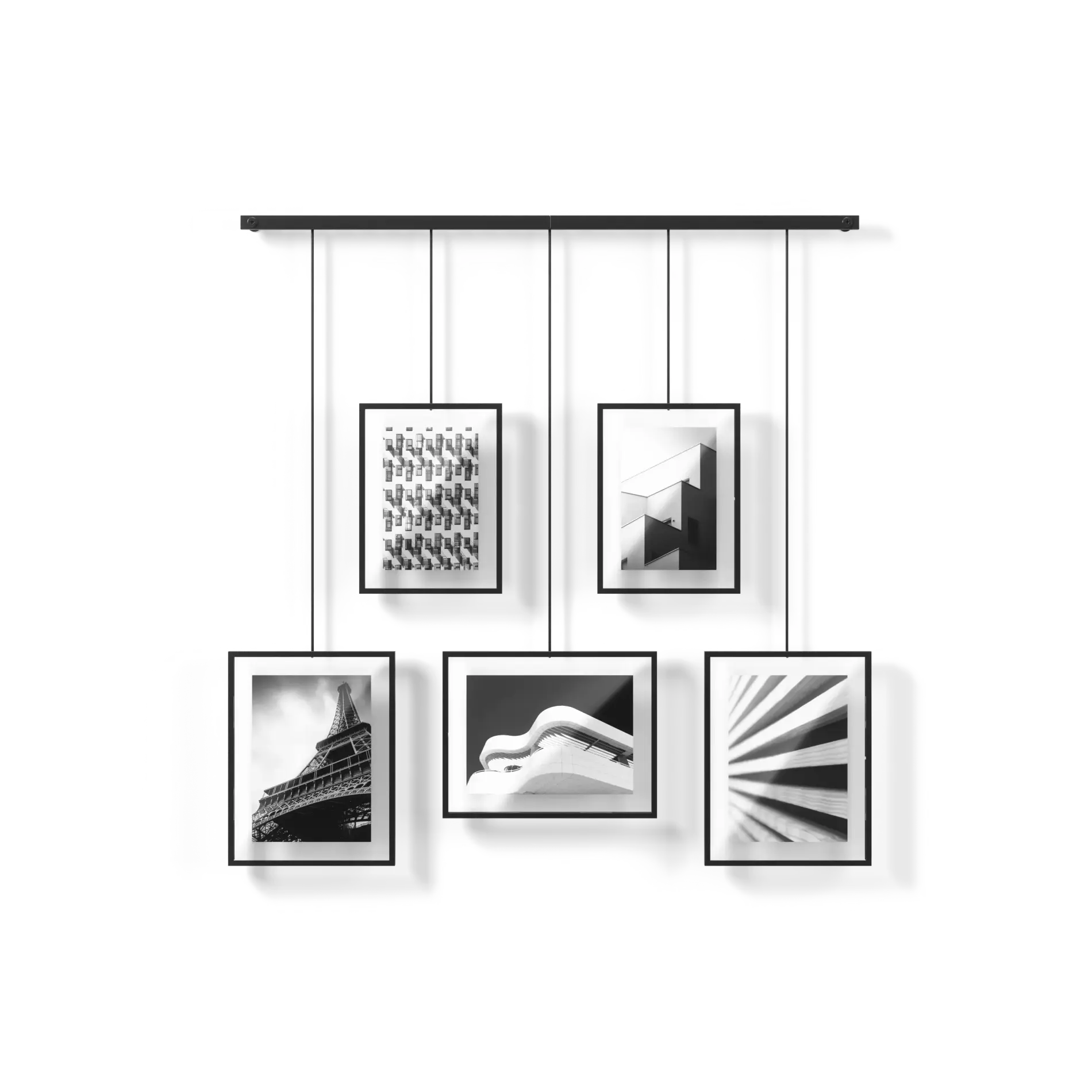 5-Pack Exhibit Wall Frames for Art Display