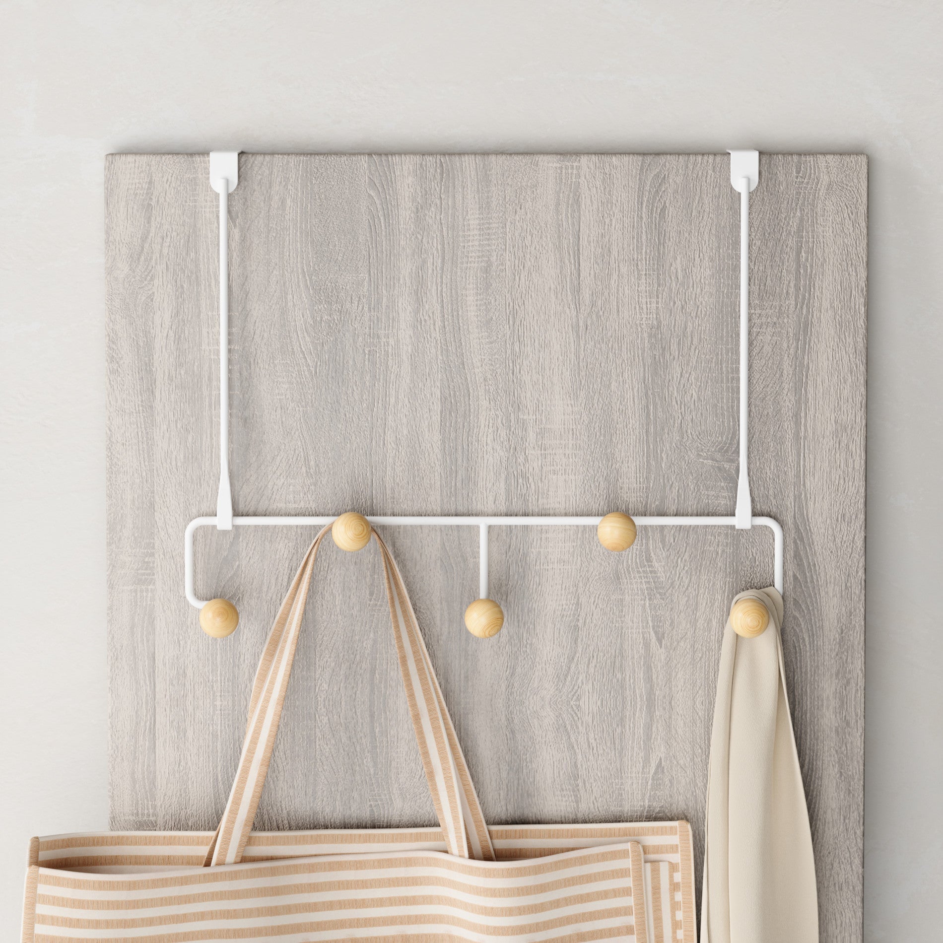 Estique 5-Hook Overdoor Organizer