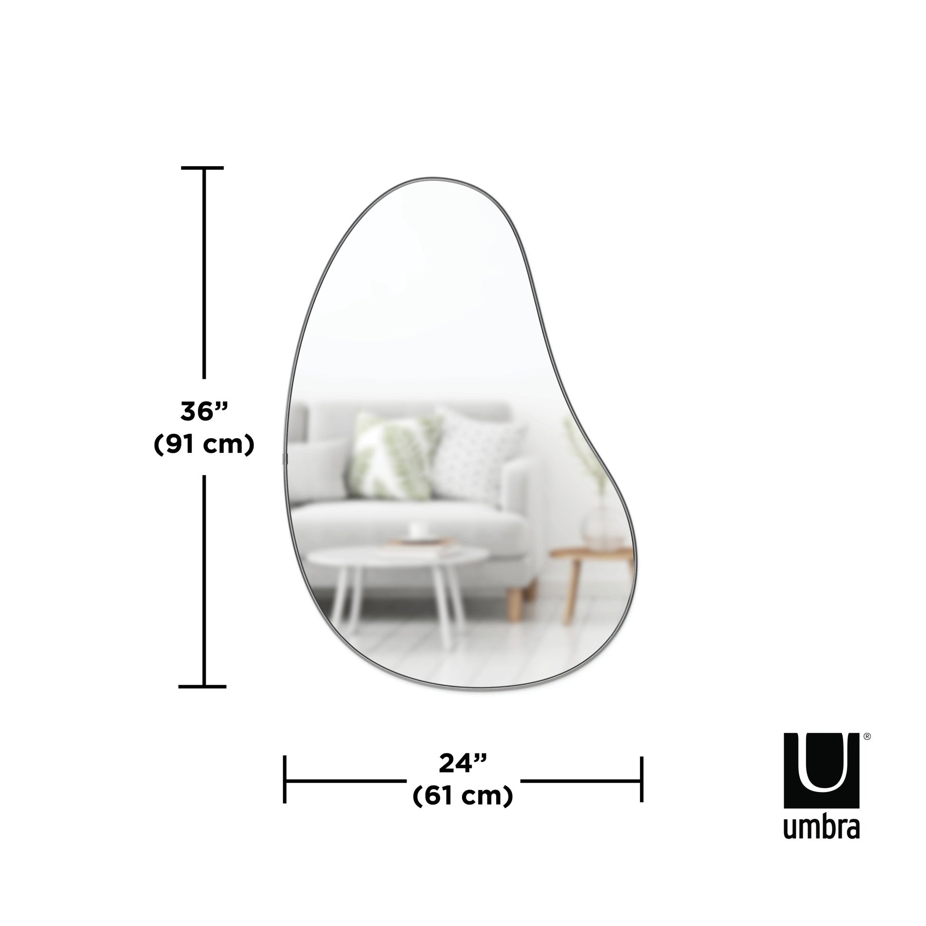 Pebble Wall Mirror – Modern Home Decor
