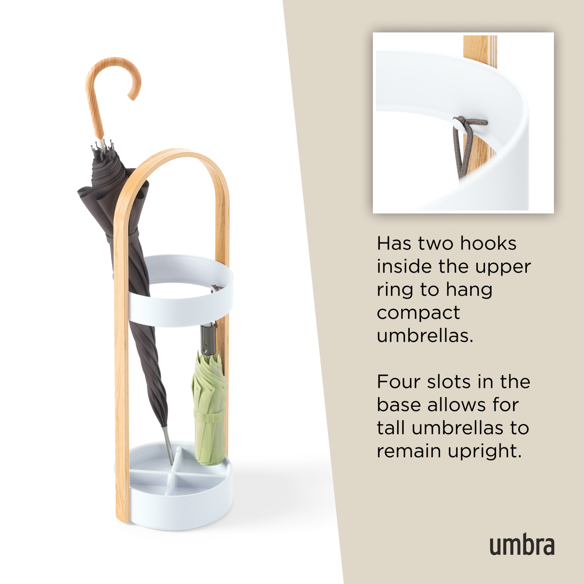Stylish Bellwood Umbrella Stand for Entryways
