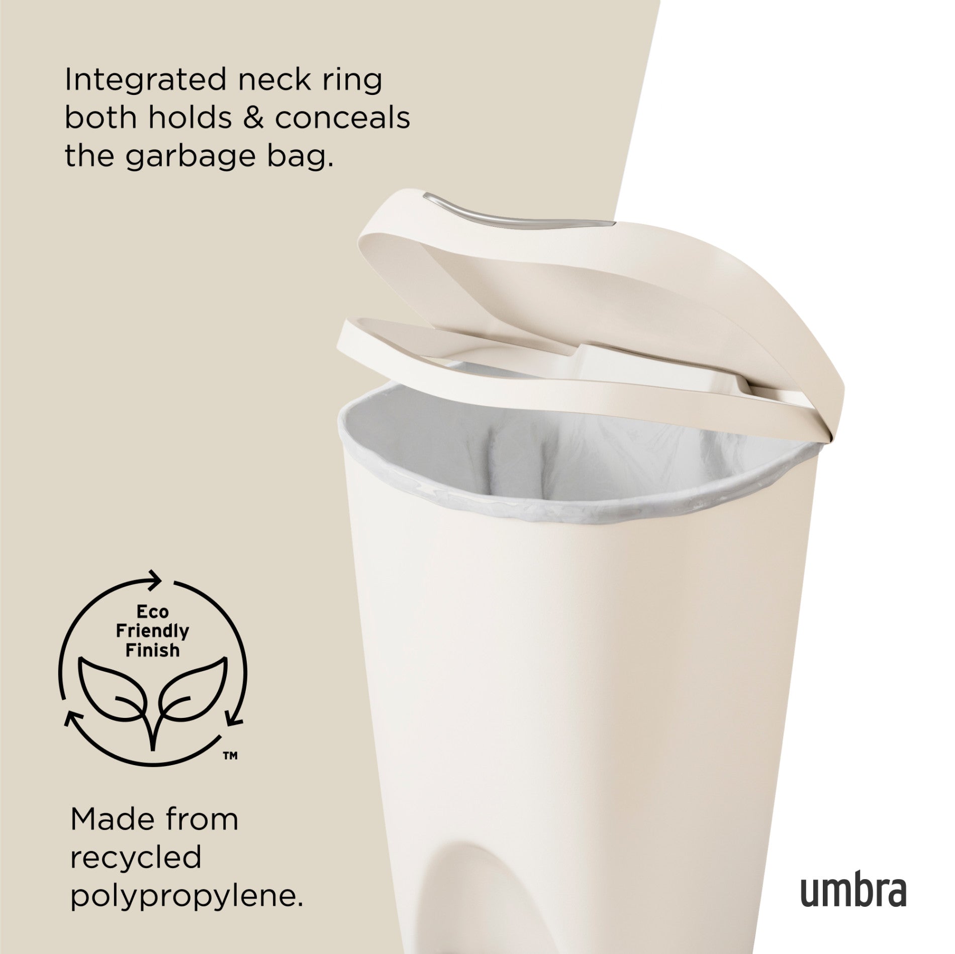 Brim Foot Pedal Trash Can