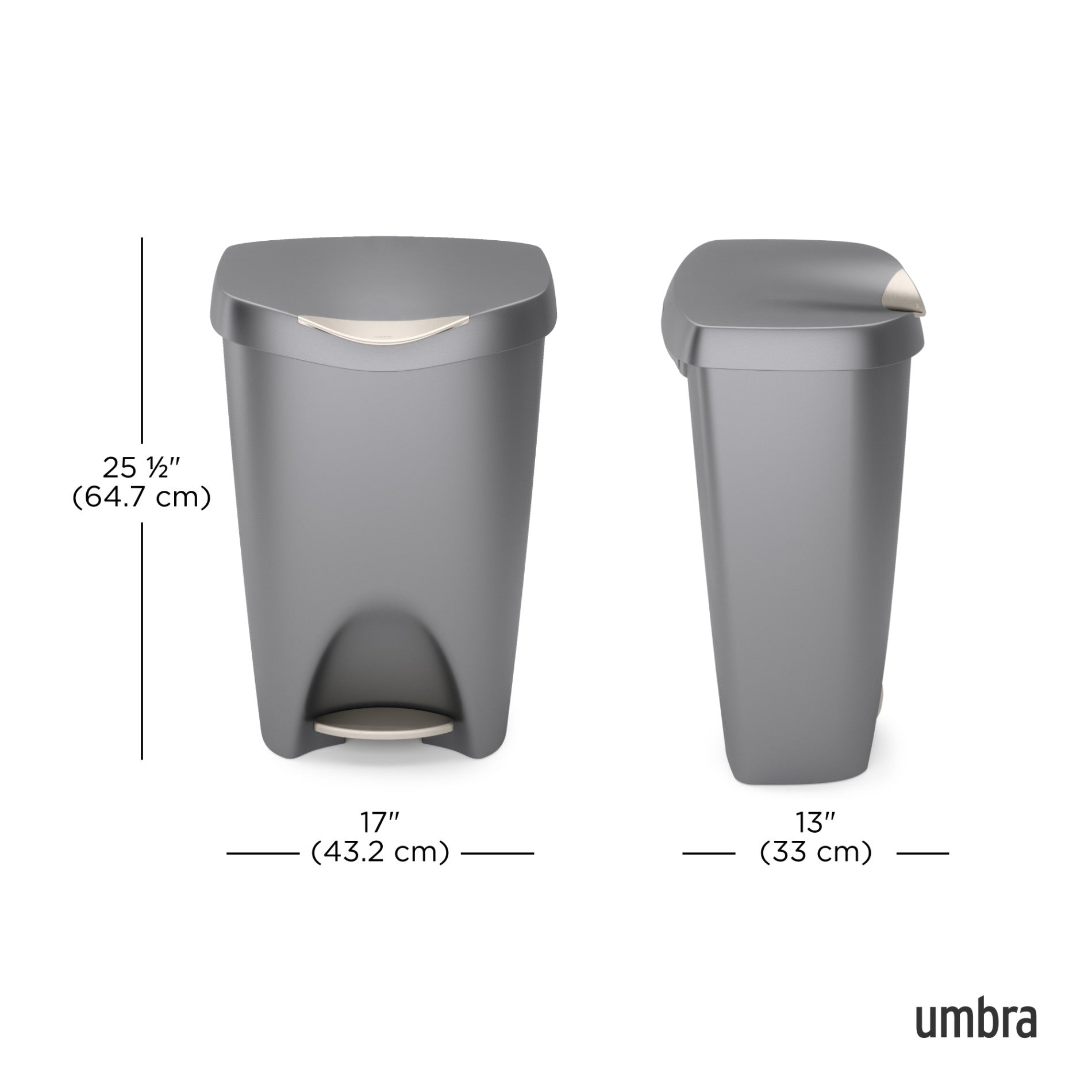 Brim Foot Pedal Trash Can