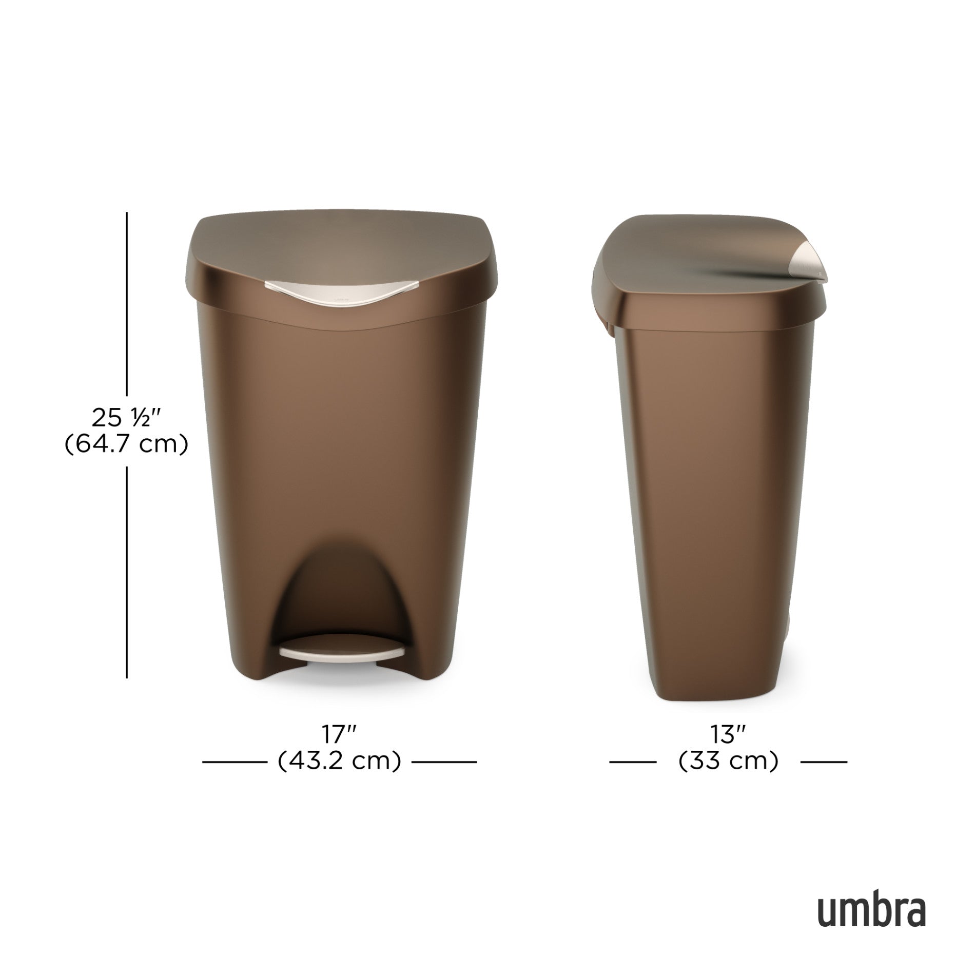 Brim Foot Pedal Trash Can