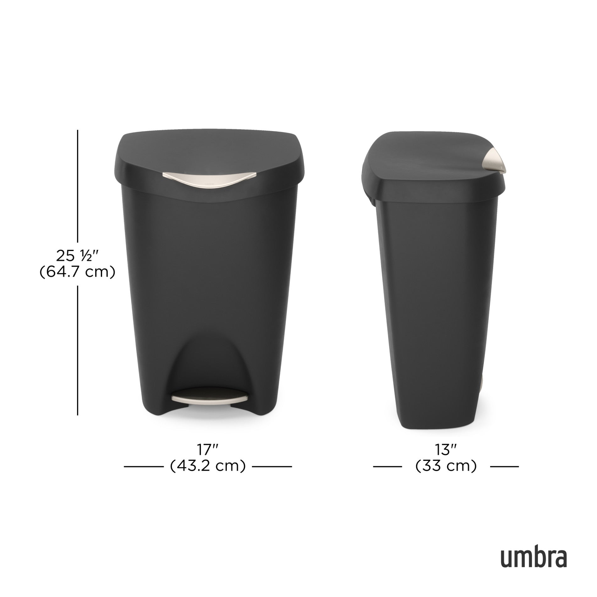 Brim Foot Pedal Trash Can