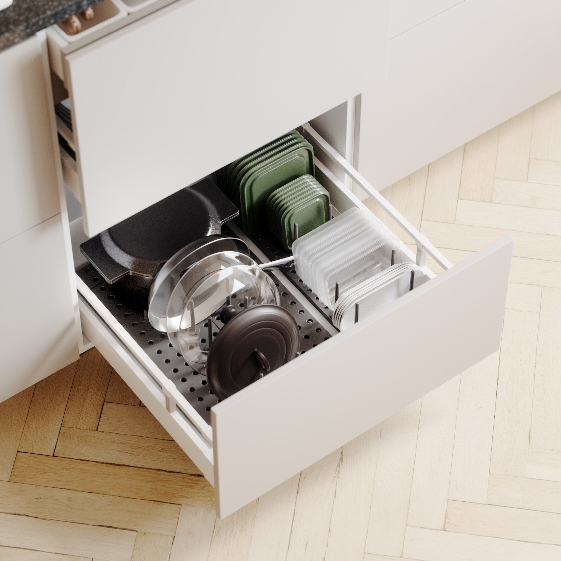 2-Pack Peggy Drawer Organizers for Storage