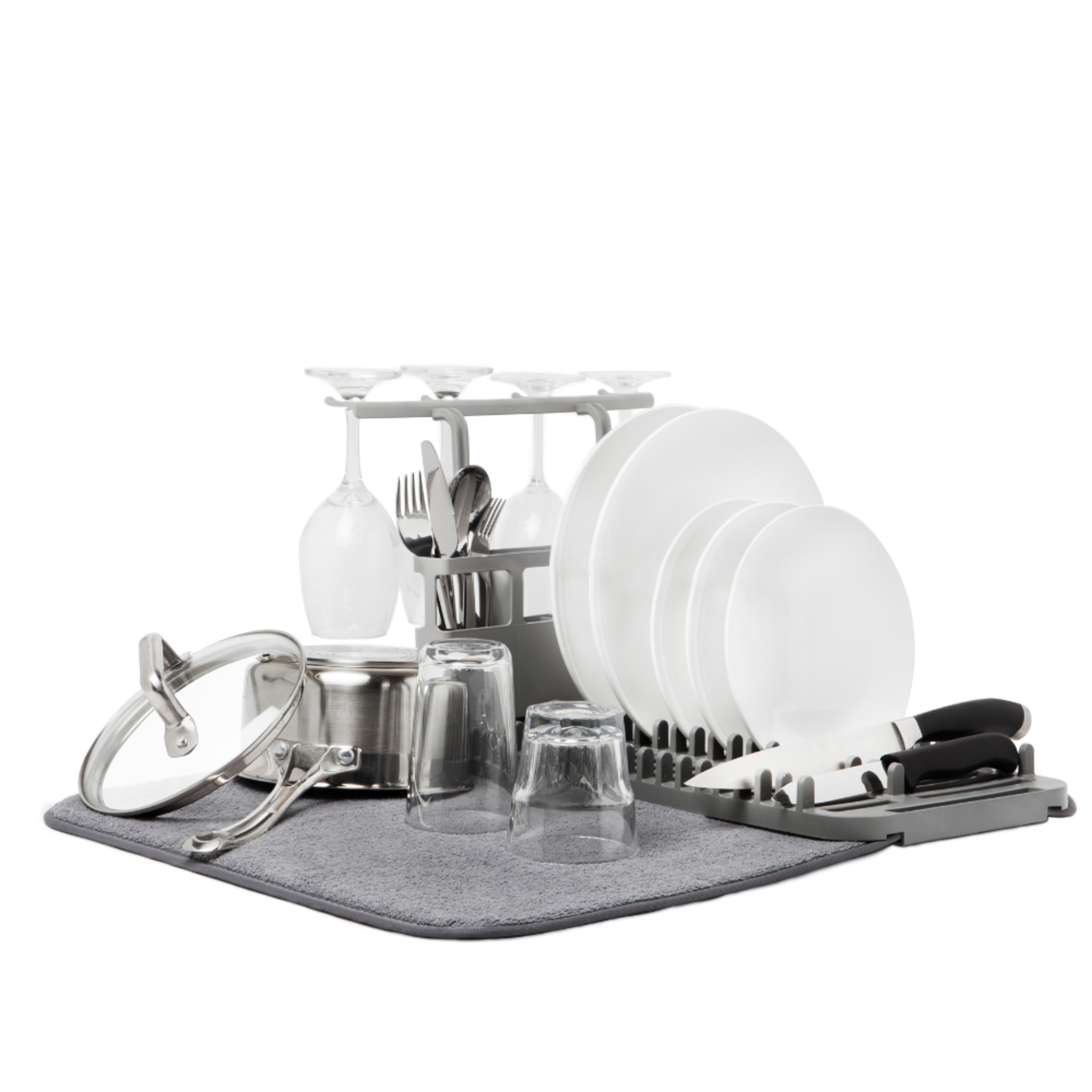 Udry Dish Drying Rack with Caddy