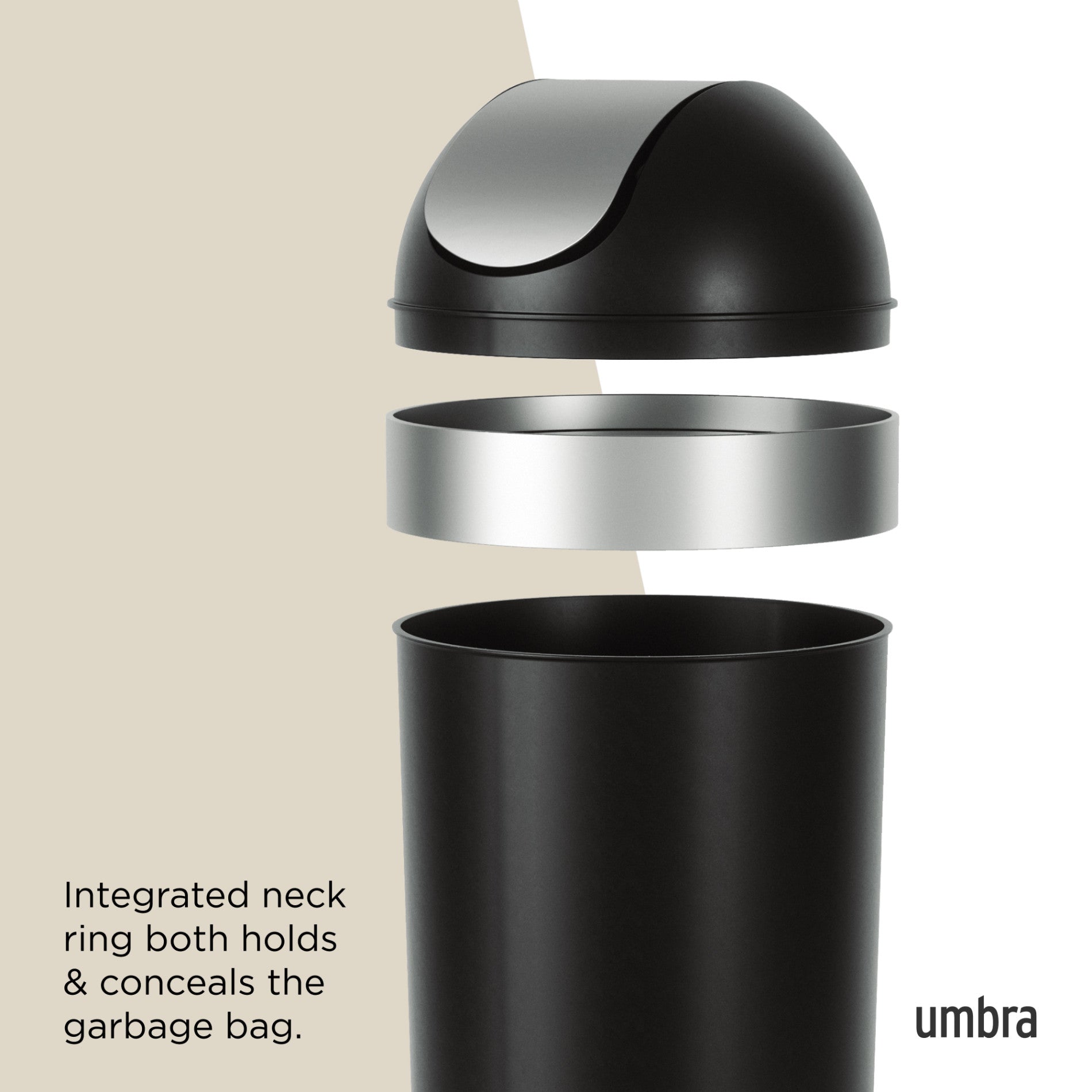Large Capacity Venti Waste Bin