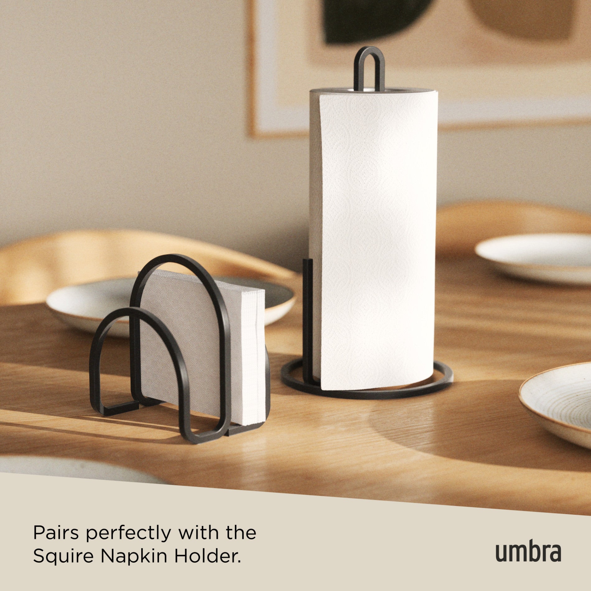 Squire Metal Napkin Holder for Dining