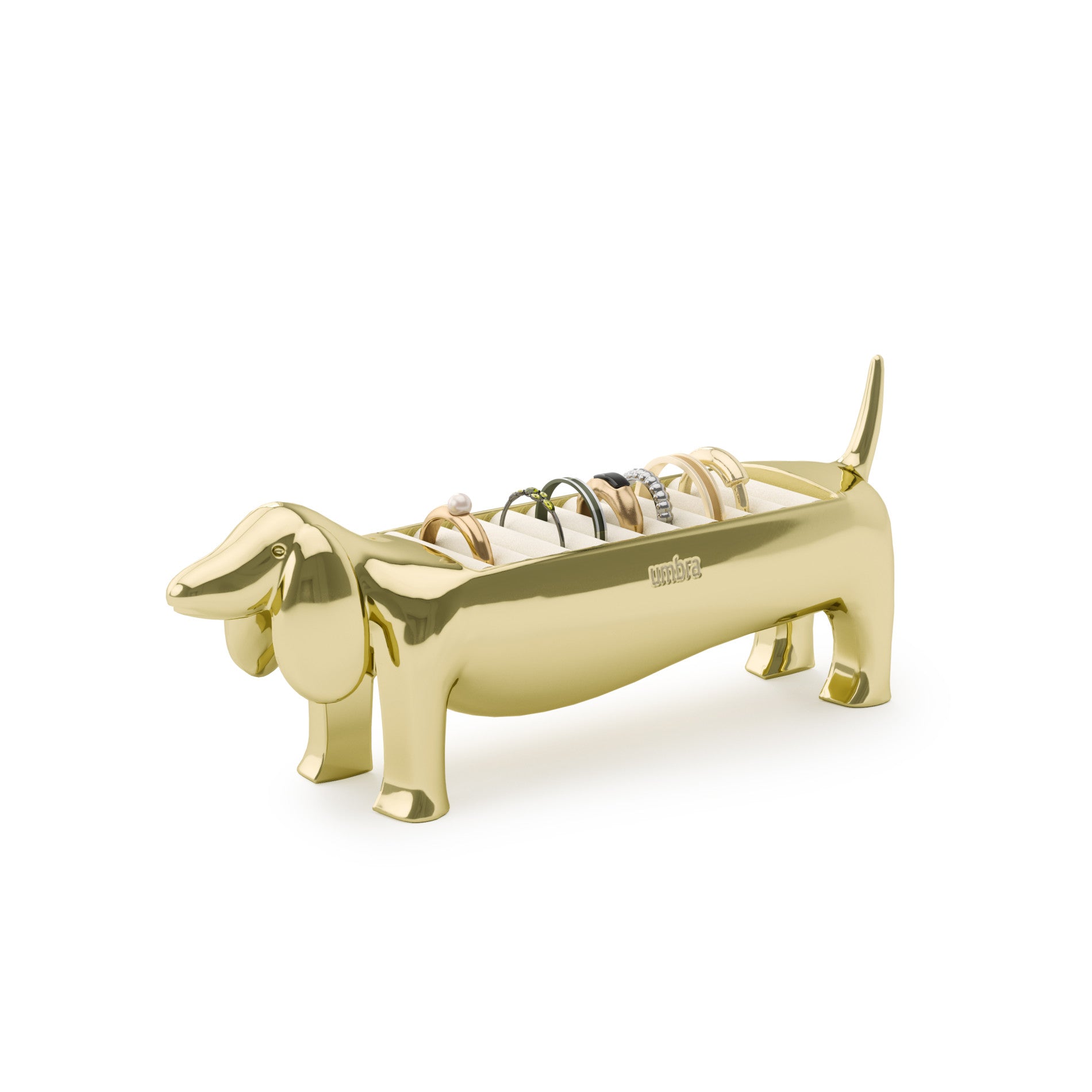 Elegant Dachshund Ring Holder for Jewelry