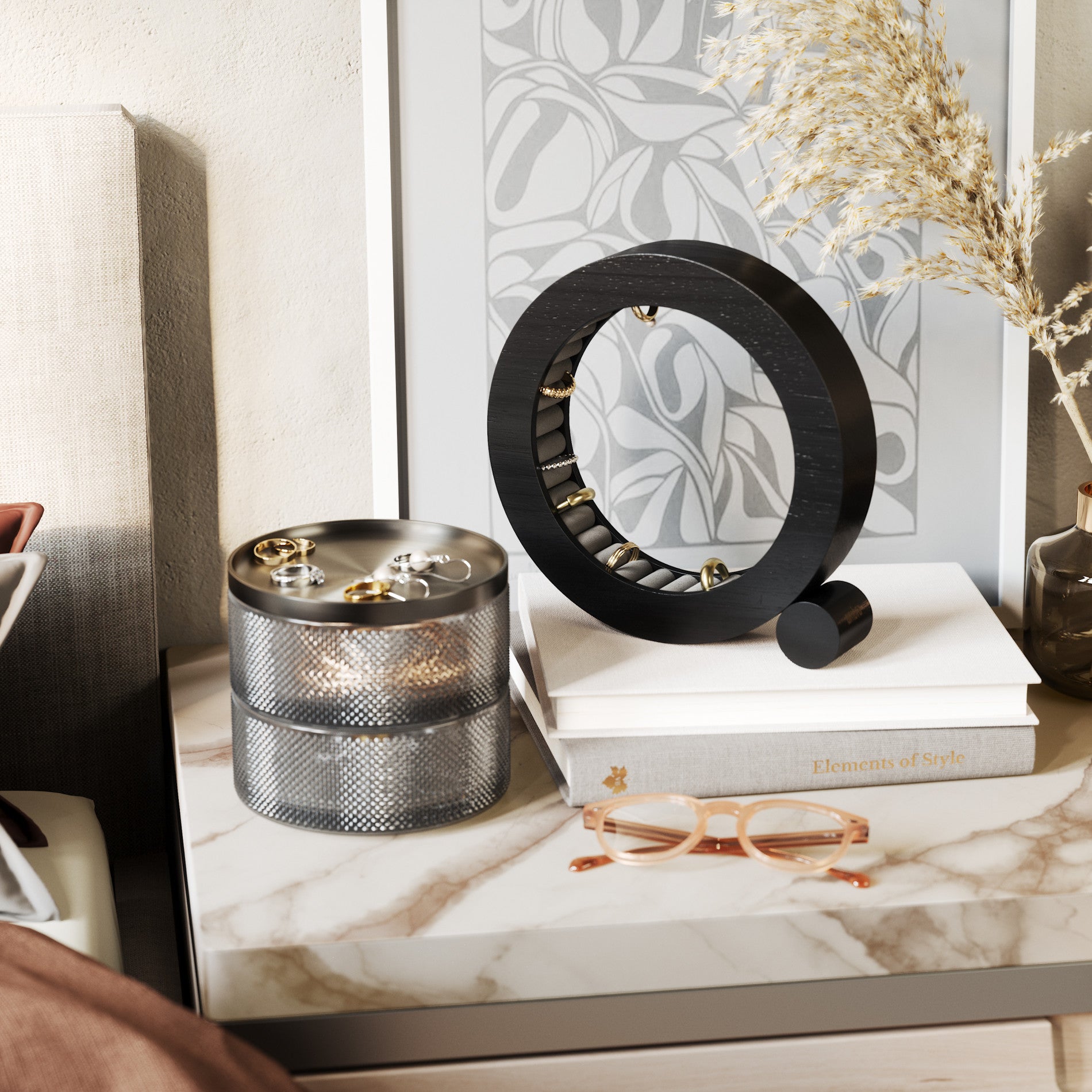 Stylish Ferris Jewelry Organizer for Travel