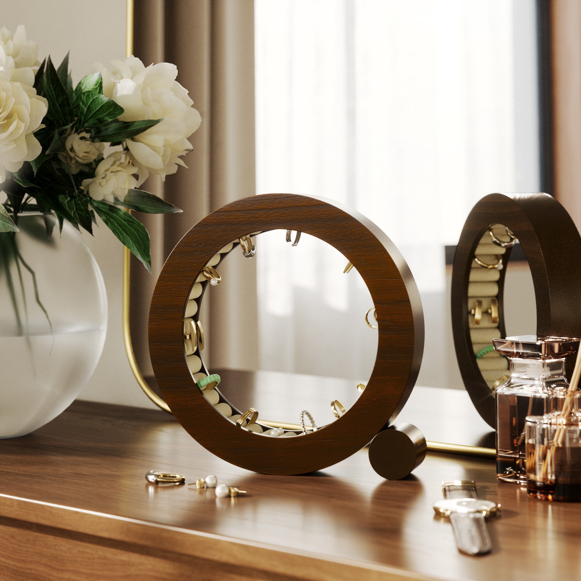 Stylish Ferris Jewelry Organizer for Travel