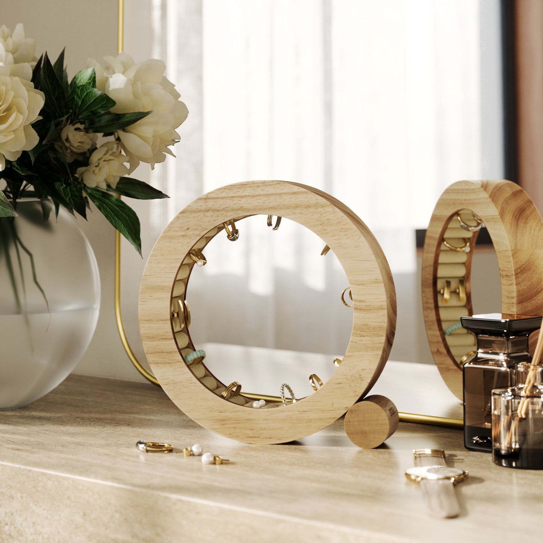 Stylish Ferris Jewelry Organizer for Travel