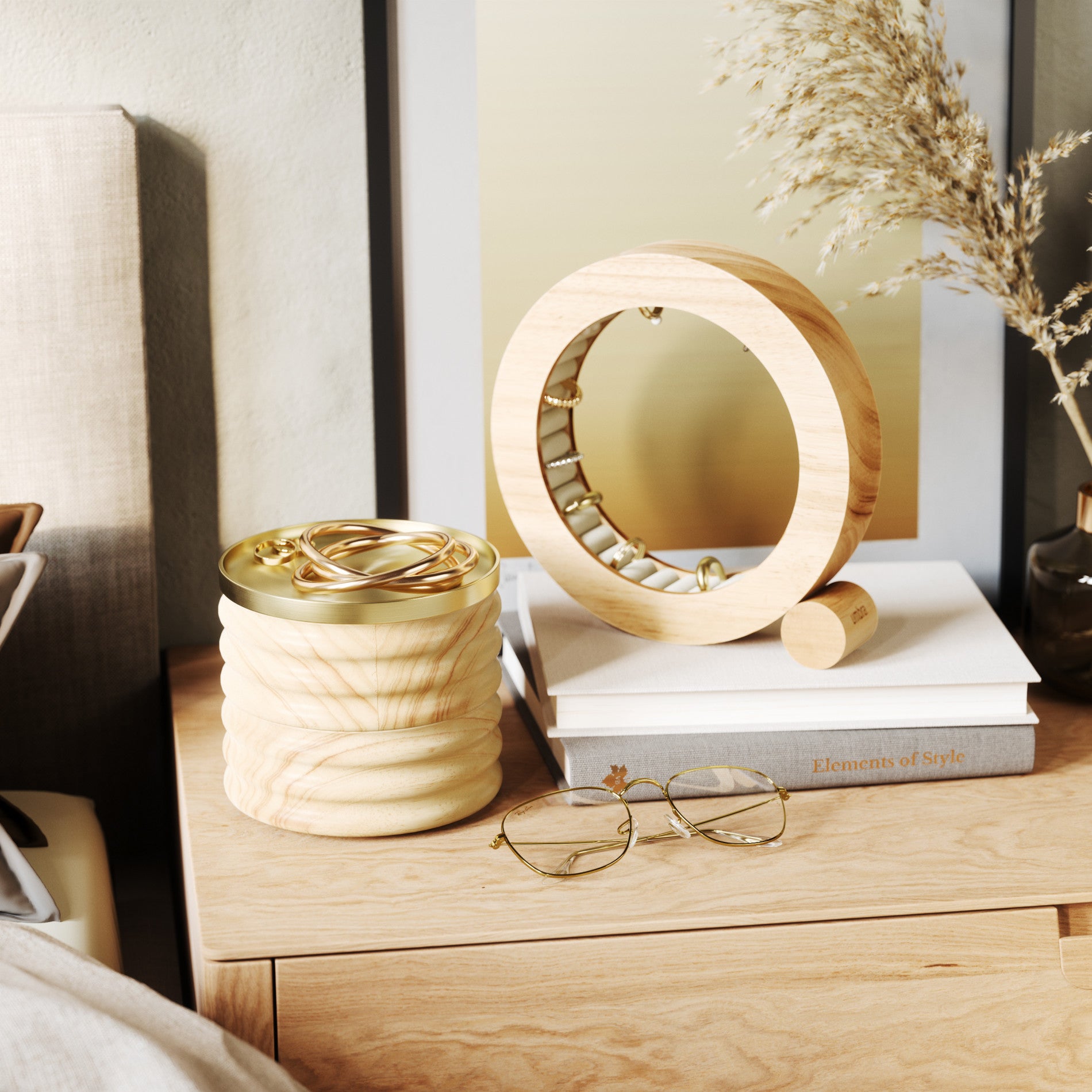 Stylish Ferris Jewelry Organizer for Travel