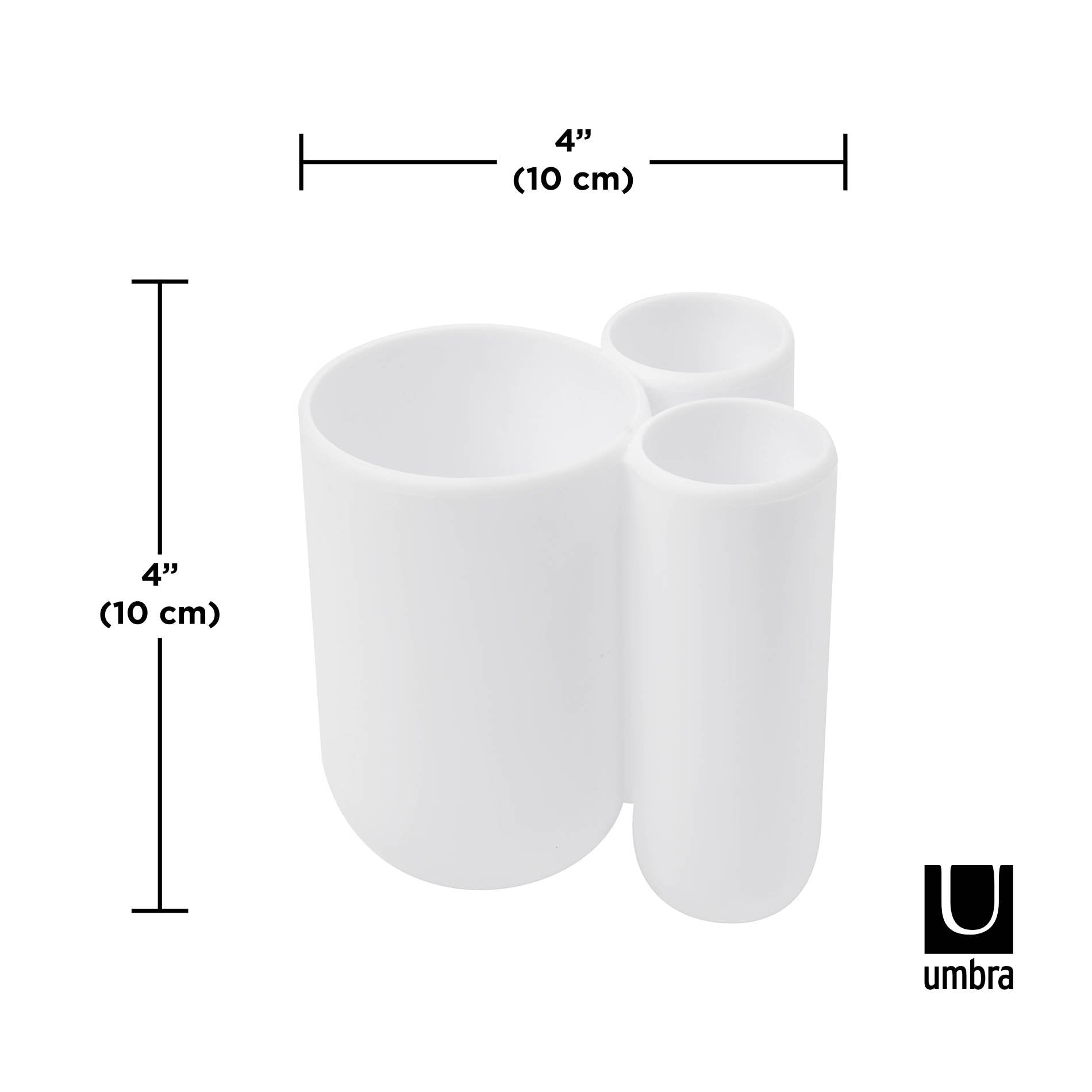 Compact Touch Organizer & Toothbrush Holder
