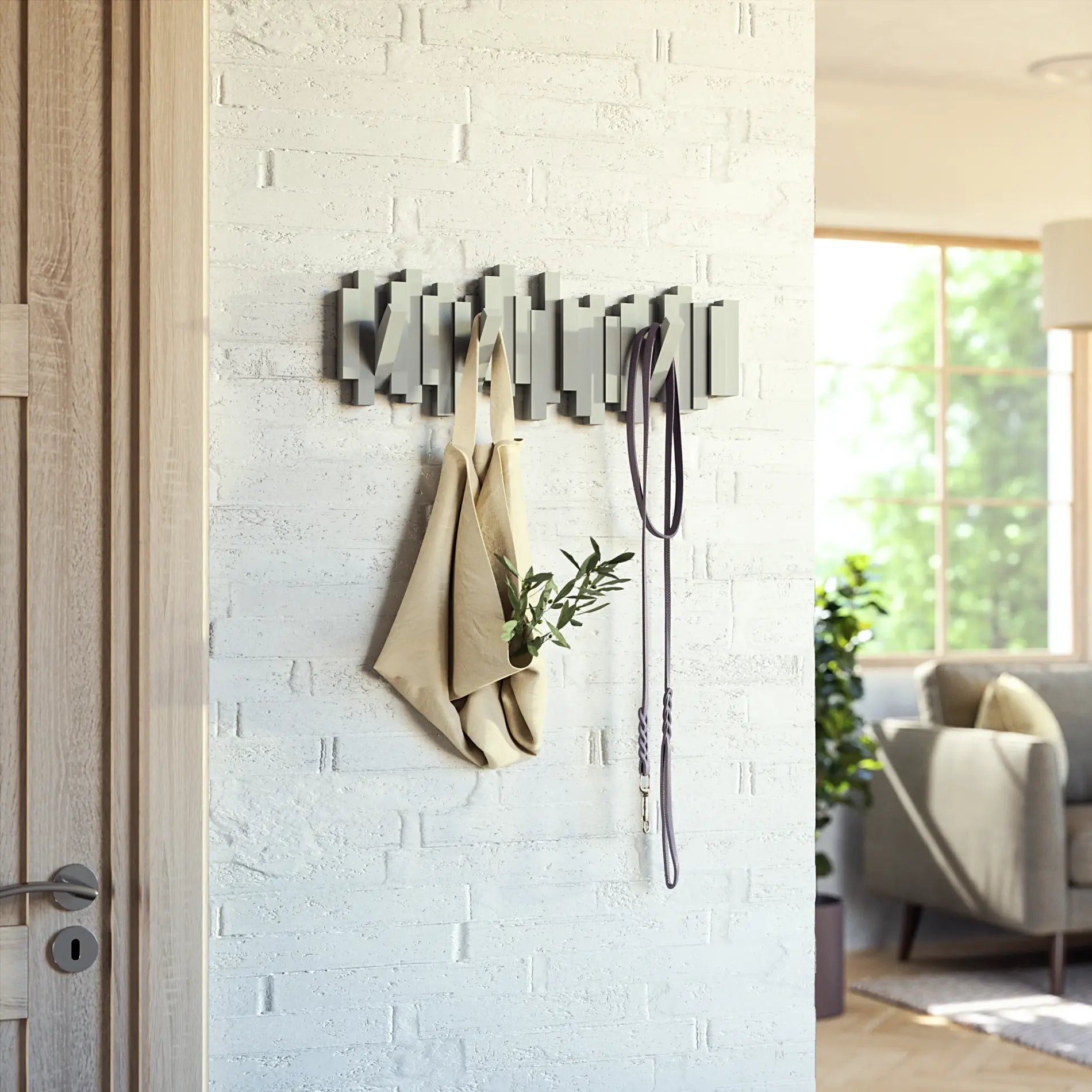 5-Pack Wall Hooks for Organizing