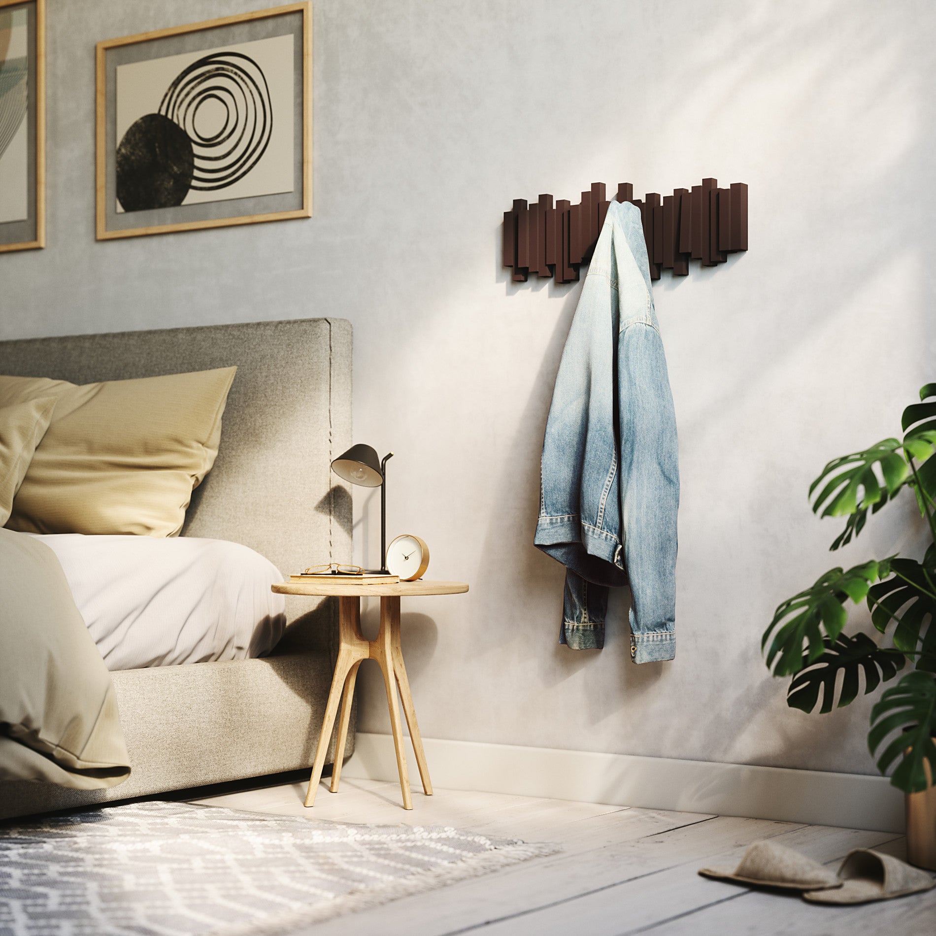 5-Pack Wall Hooks for Organizing