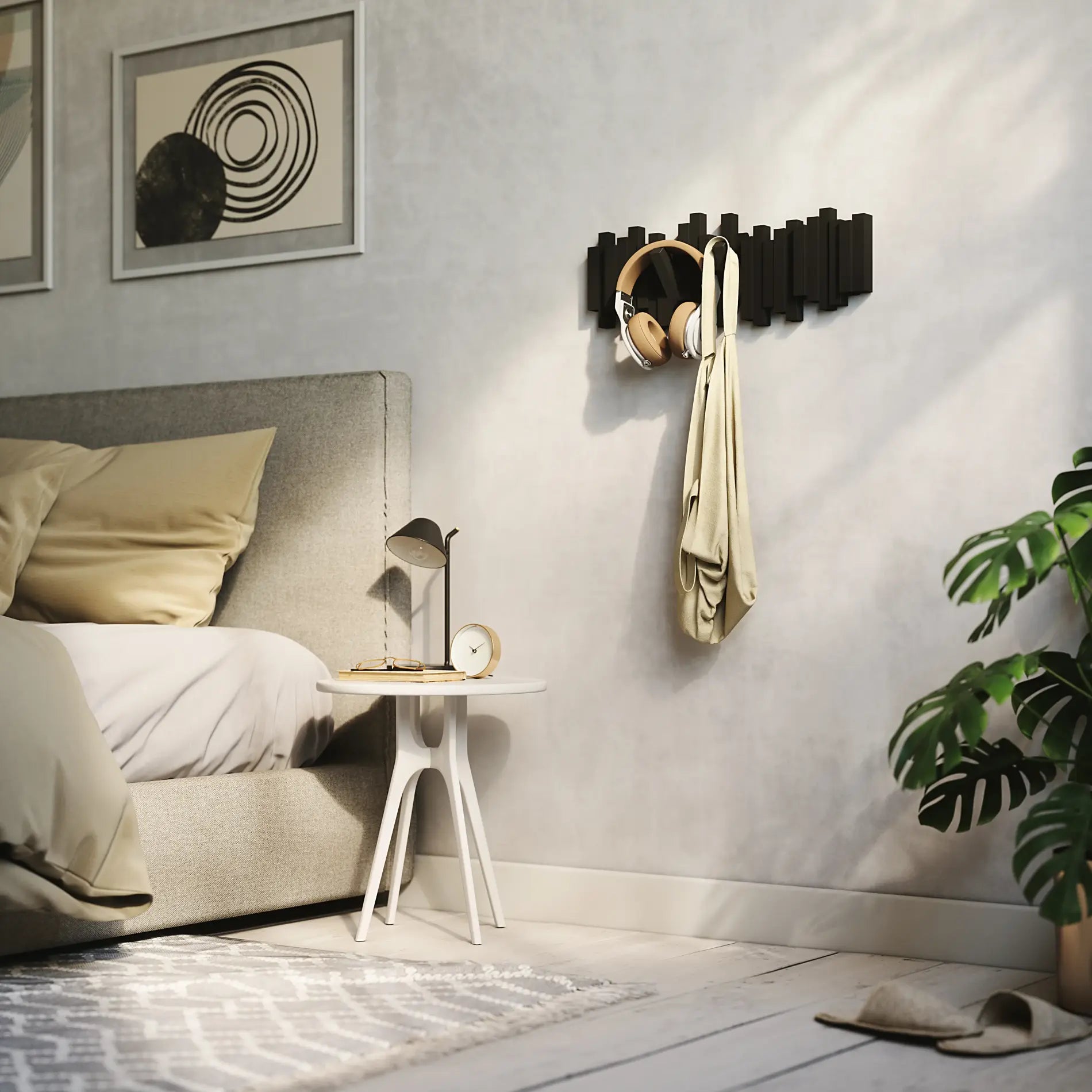 5-Pack Wall Hooks for Organizing