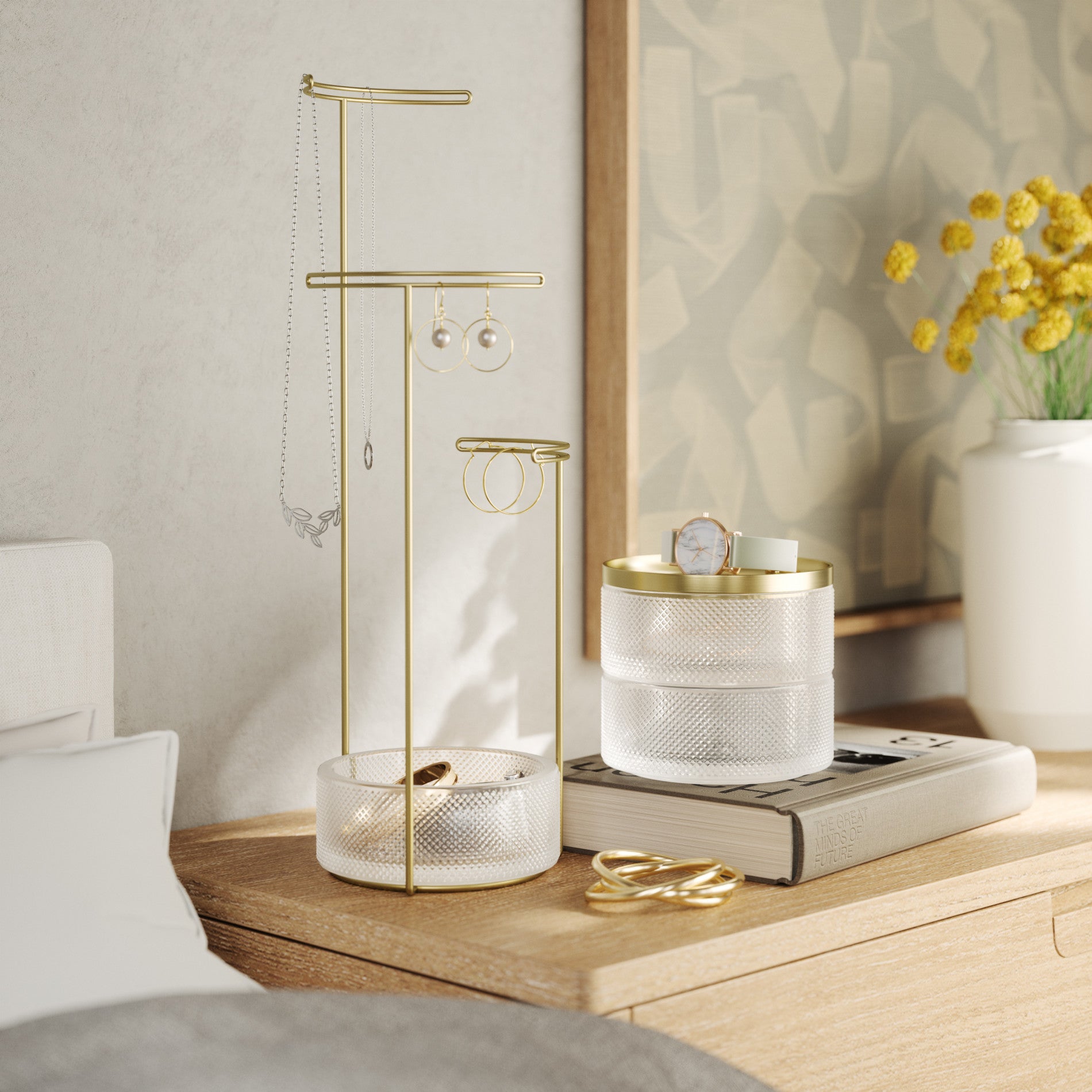 Tesora Jewelry Organizer Box for Storage