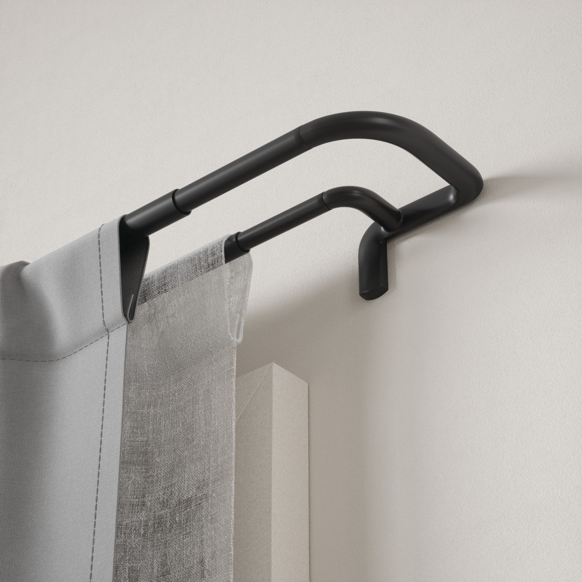 Blackout Curtain Rod for Light Blocking