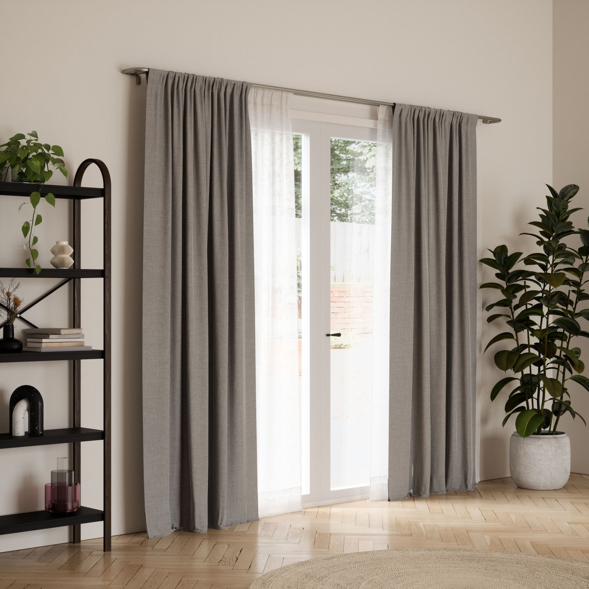 Blackout Curtain Rod for Light Blocking