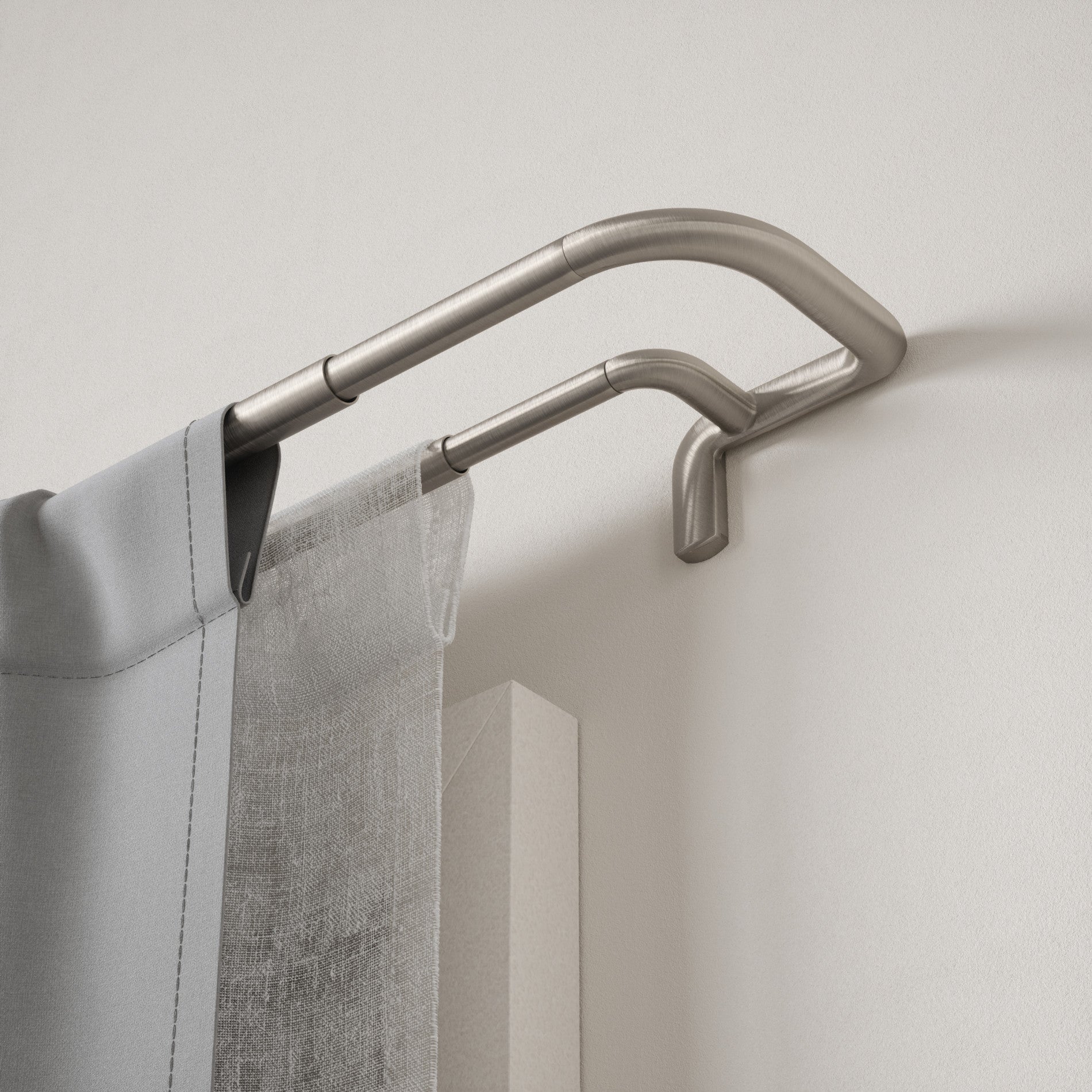 Blackout Curtain Rod for Light Blocking
