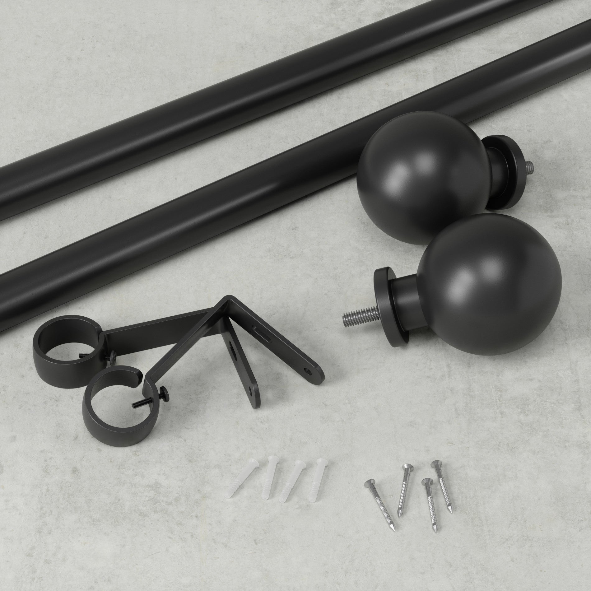 Bolas Curtain Rod for Stylish Window Dressing
