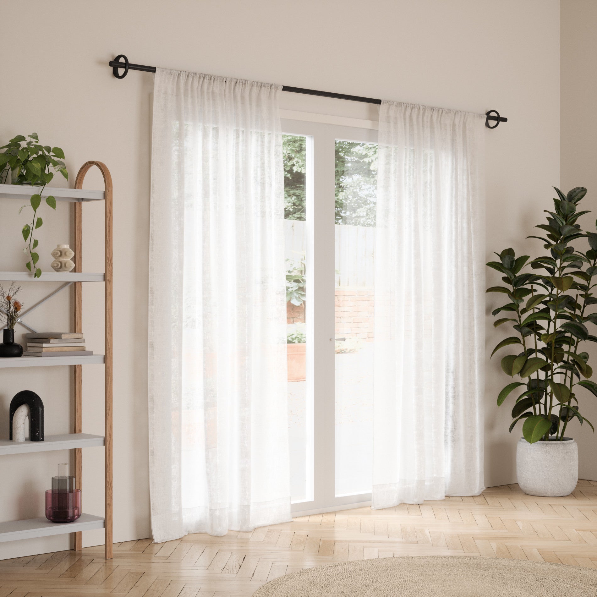 Modern Ringlet Curtain Rod for Stylish Windows