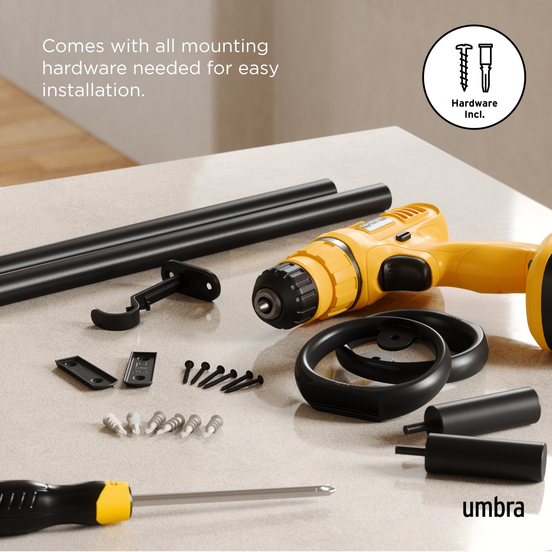 Modern Ringlet Curtain Rod for Stylish Windows