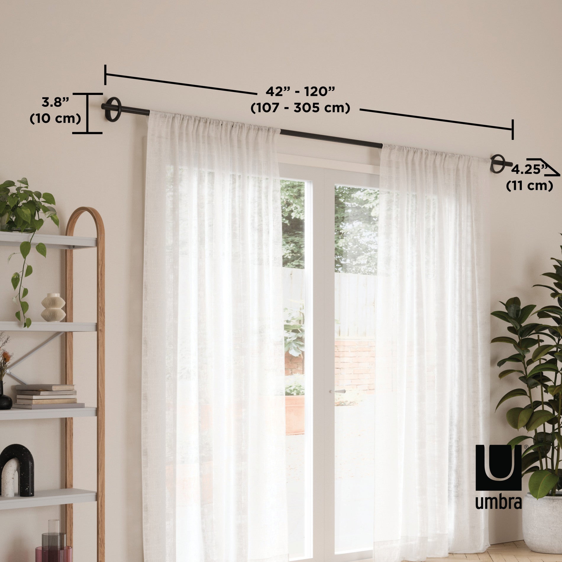 Modern Ringlet Curtain Rod for Stylish Windows