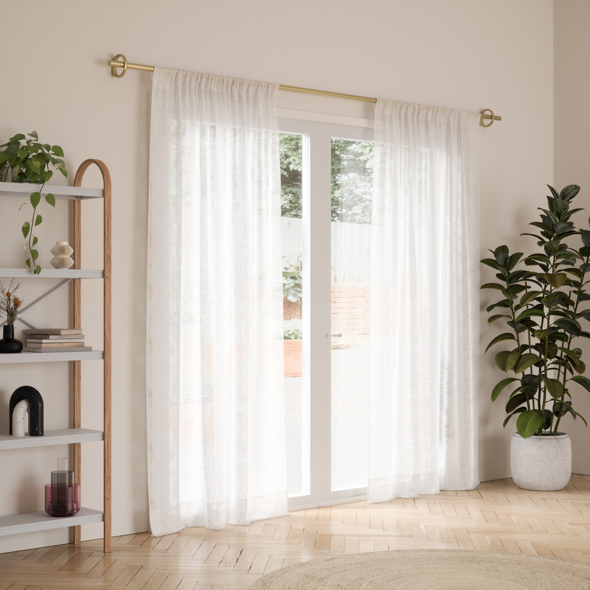 Modern Ringlet Curtain Rod for Stylish Windows