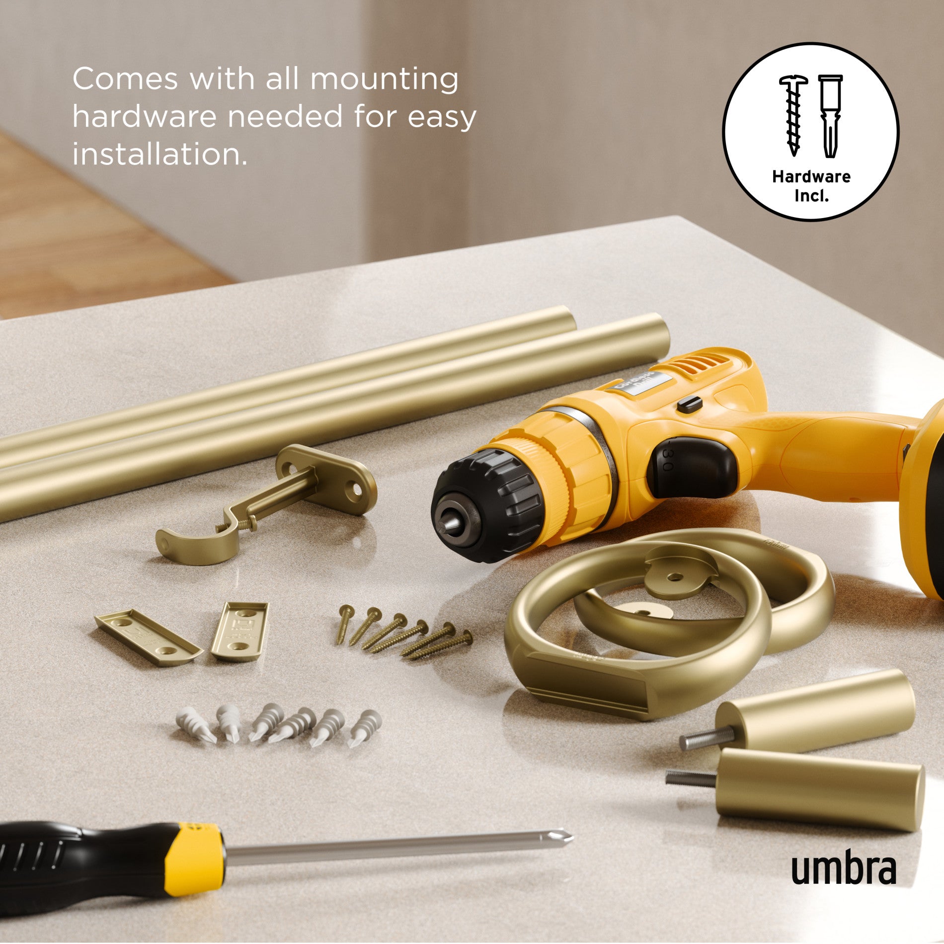 Modern Ringlet Curtain Rod for Stylish Windows
