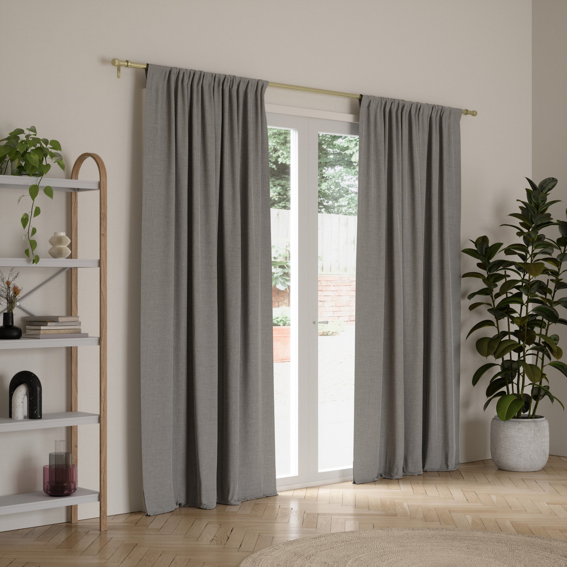 Cleo Adjustable Curtain Rod for Windows