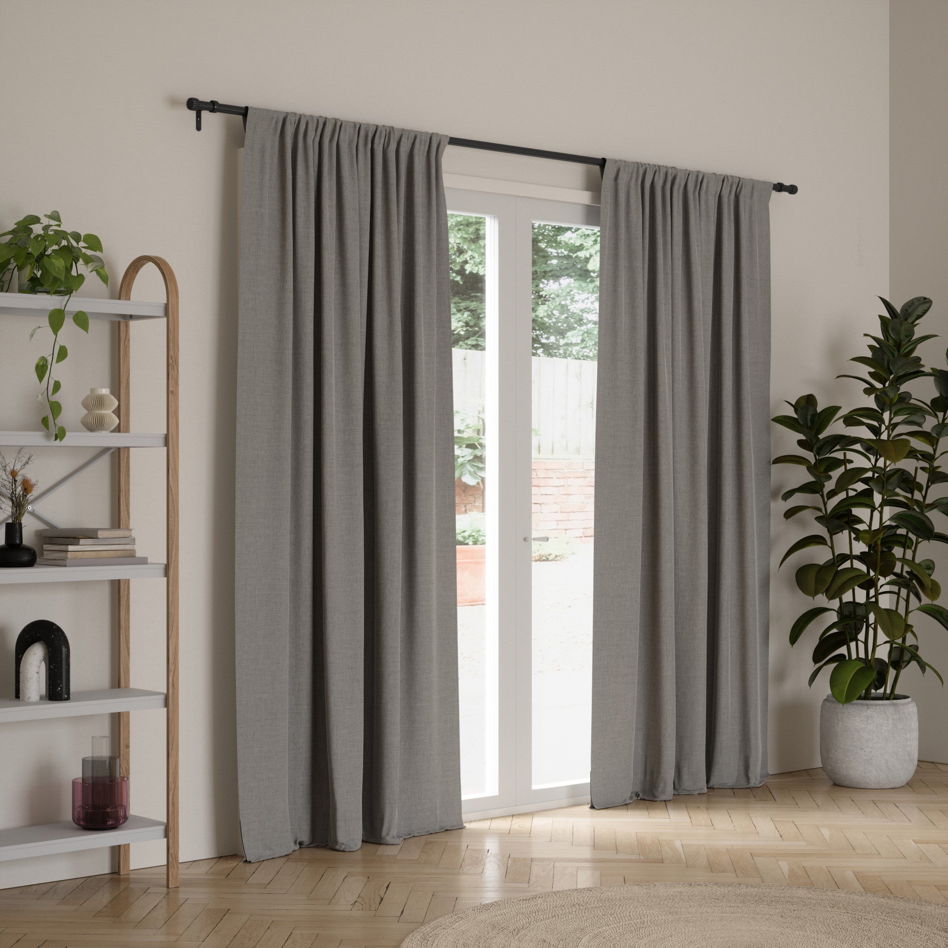Cleo Adjustable Curtain Rod for Windows