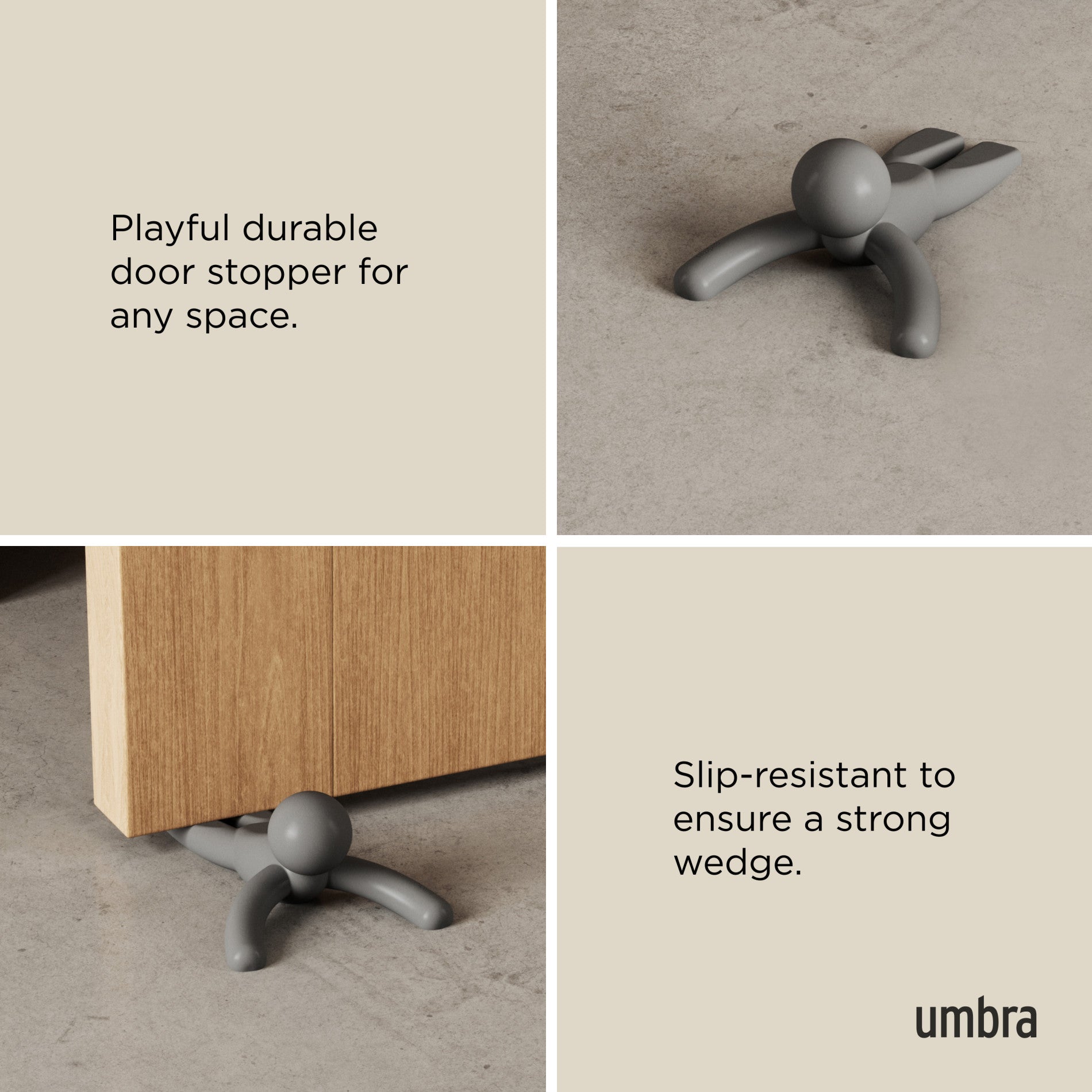 Sturdy Buddy Doorstop for Secure Hold
