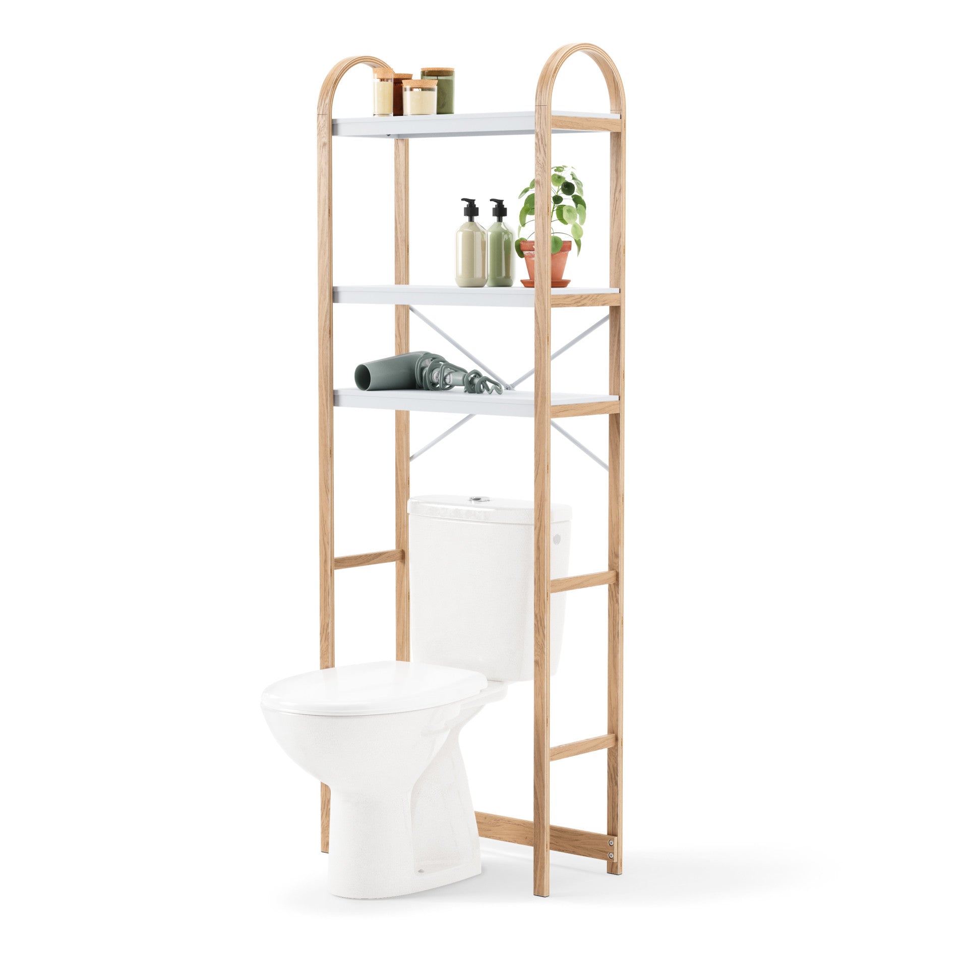 Space-Saving Over Toilet Shelf by Bellwood
