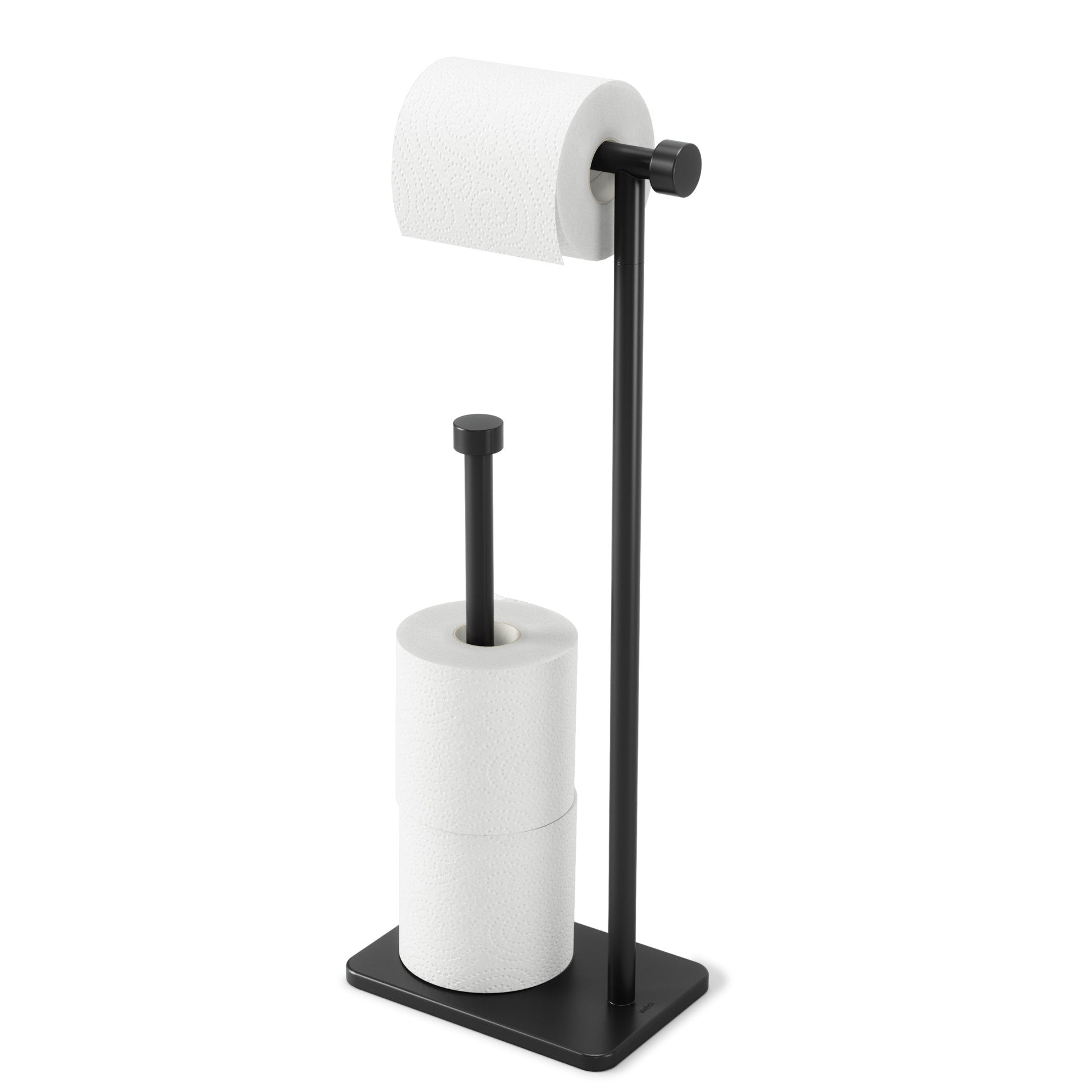 Modern Toilet Paper Holder with Storage Shelf